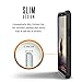 URBAN ARMOR GEAR UAG LG Q6/LG Q6+ [5.5-inch Screen] Outback Feather-Light Rugged [Black] Military Drop Tested Phone Case