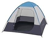 FINNKARE 2 Person Tent Camping Instant Tent 3 Season with Rain Waterproof Coating Folding Tent Portable Fiberglass for Outdoor Activity Camping Hiking Climbing Backpacking Double People Grey/Blue