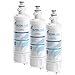 Filterlogic 469690 ADQ36006101 Refrigerator Water Filter, Replacement for LG® LT700P®, Kenmore® 9690, 46-9690, 469690, ADQ36006102, LT700PC, WSL-3, LFXS30766S, LFXC24726D, Pack of 3
