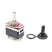 WINOMO Heavy Duty Toggle Switch Flick ON/OFF/ON Car Dash 12V DPDT with Waterproof Cap primary