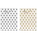 Haute Soiree - 12 Pack - Medium Sized Gift Bags Set with Rope Handles - 6 Gold and 6 Silver Polka Dot Bags Perfect for Weddings, Birthday and Holiday Presents