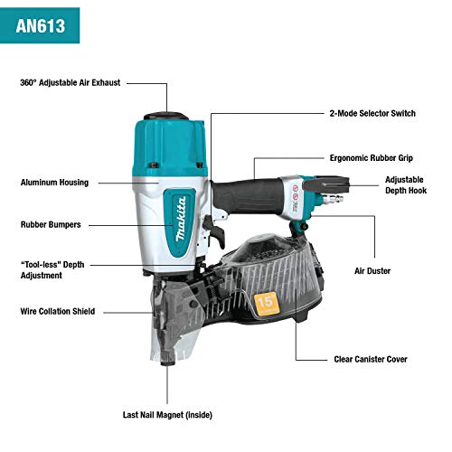 Makita AN613 Spulennagler – Bild 3