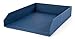 Bigso Hakan Canvas Paper Laminate Stackable Letter Tray, Navy