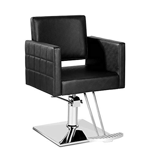 Paddie Salon Chair for Hair Stylist, Hydraulic Barber Chair