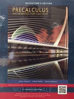 Precalculus Mathematics For Calculus Instructor S Edition W Answers Annotations 7th Edition Stuwart Redlin Watson 9781305115279 Books Precalculus Mathematics For Calculus Instructor S Edition W Answers Annotations 7th Edition Stuwart Redlin Watson 9781305115279 Books