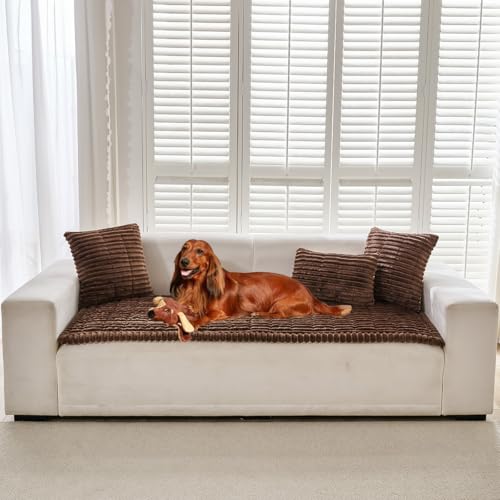 Mitid Sofa Cover Fuzzy Couch Covers