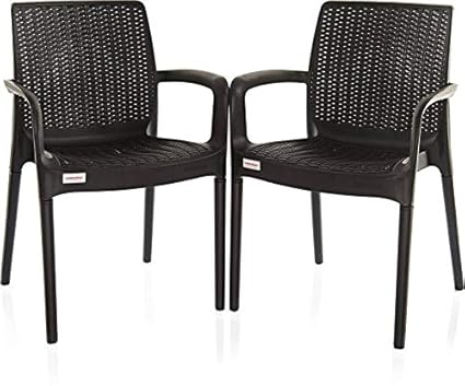 varmora Esquire Chair Black Color Set of 2