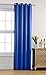 MYSKY HOME Solid Grommet top Thermal Insulated Window Blackout Curtains for Living Room, 52 x 84 Inch, Royal Blue, 1 Panel