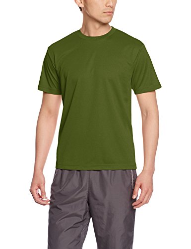 [グリマー] 半袖 4.4oz ドライTシャツ (クルーネック) 00300-ACT オリーブ SS (日本サイズSS相当)