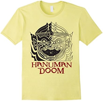 Men's HANUMAN DOOM T-Shirt - HANUMAN DOOM Merch XL Lemon