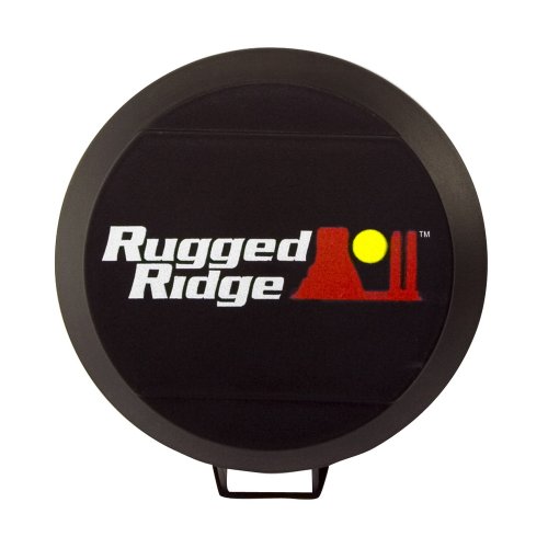 Rugged Ridge 15210.52 5" Black HID Light Cover - Pair