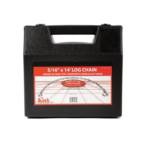 Koch 817391 Log Chain, Grade 43 Trade Size 5/16 by 14 Feet, Self Colored