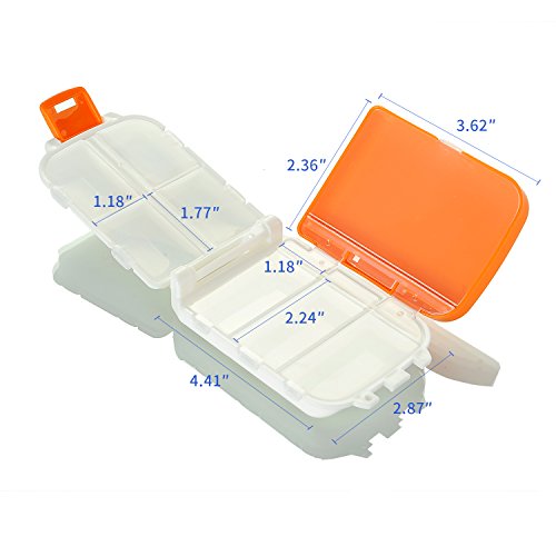 FaSoLa Portable Pill Case Box (Orange)