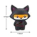 WATINC 2Pcs Jumbo Squishy, Kawaii Ninja Panda & Ninja Fox Sweet Scented Squishy for Kid Toy, Lovely Toy, Stress Relief Toy, Decorations Toy Gift Fun
