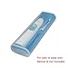 Hermitshell Hard Plastic Travel Case Fits Philips Sonicare 2/3 / ProtectiveClean 4100 Series Plaque Control Rechargeable Electric Toothbrush HX6211 / HX6631 / HX6817 - Blue