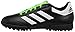 adidas Men's Goletto VI TF Soccer-Shoes, Black/White/Solar Green, 9 M US