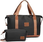 imiomo Travel Gym Duffel Bag - Weekender Bags for Women, Large Tote Overnight Bag, Sports Shoulder Hospital Ba