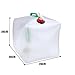 5 Gallon Collapsible Water Container by SUNDERPOWER, Portable WaterStorage Carrier Bag, Emergency Water Storage Carrier Jug for Outdoors Hiking Backpack & Survival Kit