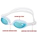 MAIMAI Menprofessional Protection of Swimming Glasses, Sealed Watertight, Glasses Protection Equipment + Nasal Congestion + earplugs，Swim Goggles,Anti-Fog & UV (White)
