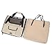 WOPET Pet Car Seat Carrier Airline Approved for Dog Cat Puppy Small Pets Travel Cage L Size Weight up to 15lbs (Beige)