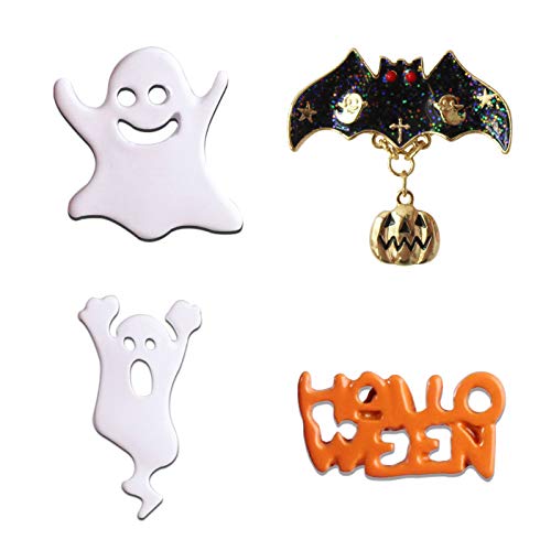 Cute Enamel Lapel Pin Sets Carton Animal Brooch Pin (Halloween Ghost)