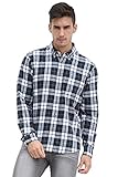 Broadlands Men's Long-Sleeve Casual Custom-Fit Flannel Shirt