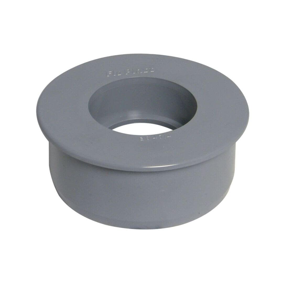FLOPLAST 110mm Waste Pipe 110x50 Reducer - Grey (110mm to 32mm, 40mm or 50mm requiring boss Adapter)