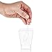 Killer's Instinct Outdoors 50 Plastic Party Cups for Dessert 5.4 oz Serve Tiramisu Parfait Dip Sundaes Single Serve Desserts and More Clear Plastic Tumbler Glasses Mini Appetizer Dish or Square Bowl