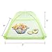 [Upgrade Metal Frame and Tight Mesh Material]Ilyever 4 Pack Food Cover Tent with Extra Bottom Band,Large Collapsible Pop-Up 17