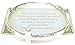 JNX Inspirational Hammered Cross Engraved Bracelet with a Prayer Card by Jewelry Nexus