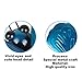 Liffy Metal Butterfly Wall Decor Outdoor Art Decorations Blue for Living Room Bedroom