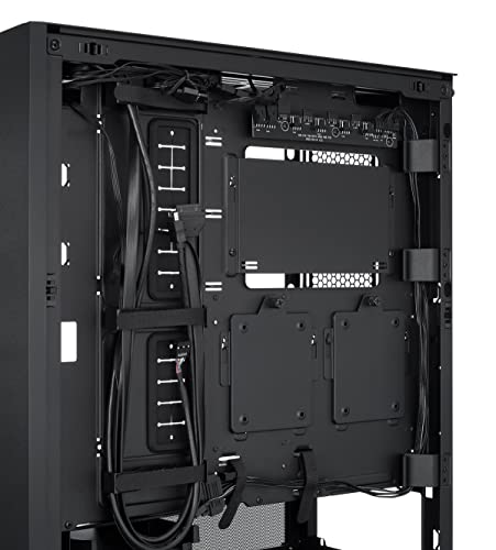 Lian Li Lancool 216 Mid-tower case with high cooling performance - Includes controller - dual front 160MM PWM fans and 1 rear 140MM PWM fan - Airflow focused - Up to 10 fans (LANCOOL 216RC-X BLACK)
