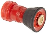 Dixon Valve FNB150NST Thermoplastic Fire Equipment, Fog Nozzle with Bumper, 1-1/2" NST (NH) - Red