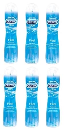 Durex Play Feel Gleit- & Erlebnisgel 6er Pack (6 x 100 ml)
