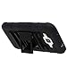 Prevail LTE Case, Galaxy Prevail LTE Holster case, SGM (TM) Hybrid Dual Layer Armor Defender Case With Kickstand + Belt Clip Holster For Samsung Galaxy Prevail LTE / Core Prime G360 Case (Black)