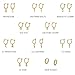 Columbus 14K Gold Plated Moon and Star Charm Huggie Hoop Earrings - Dangle Drop Earrings for Women (Gold Moon/Star)