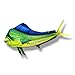Mahi Mahi Dolphin Fish Car Motorcycle Truck Boat Laptop Cup Vinyl Sticker Decals Bumper Stickers