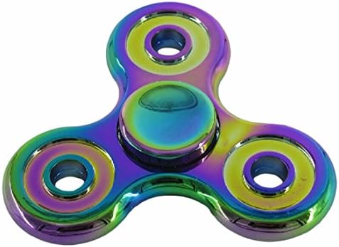 Mascoo Rainbow Hand Spinner Toy EDC Finger Toy Time Killer Best Stress Reducer Relieves ADHD Anxiety and Boredom 5