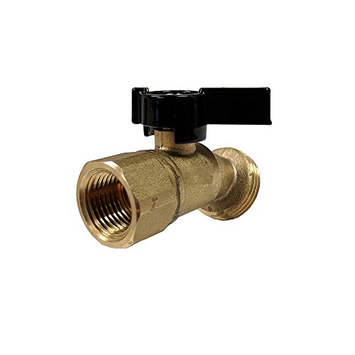 Libra Supply Heavy Duty 3/4'', 3/4 inch, 3/4-inch Quarter Turn Female Hose Bibb, FIP x GHT, (Pack of 5 pcs, click in for more size options), Commercial Grade Plumbing Supply
