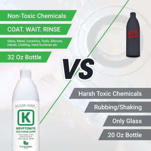 KLEAR Kryptonite Multipurpose Glass Cleaner Powerful Cleaning Combo 5