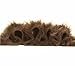 Faux Fur Fabric Long Pile Monkey Shaggy Brown / 60