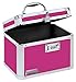 Vaultz Combination Lock Box - Pack of 1-10 x 7.25 x 7.75 Inch Standard Safe with Key and Combo Lock for Important Documents, Medicine & Money - Pink
