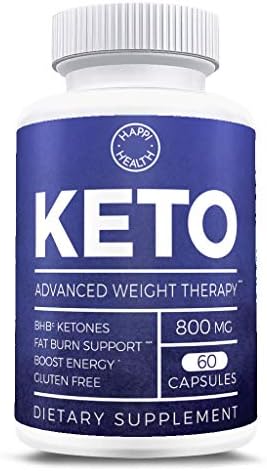 Keto BHB Diet Pills - Burn Fat - Carb Blocker - Keto Weight Loss Supplement - Ketogenic Fat Burner - Ketosis Supplement - 1 Month Supply.