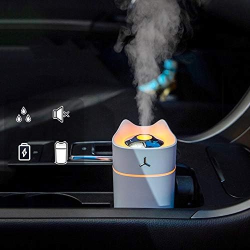 Jia He アロマディフューザー加湿器 加湿器 内蔵バッテリusb車の加湿器ミニアロマセラピーマシンポータブルホームオフィスのデスクトップ加湿器 Color C Built In Battery B08bz315zx 3 442円