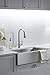 KOHLER K-99259-CP Artifacts Single-Hole Kitchen Sink Faucet with 17-5/8-Inch Pull-Down Spout, 3-Function Sprayhead, and Turned Lever Handle, Polished Chrome
