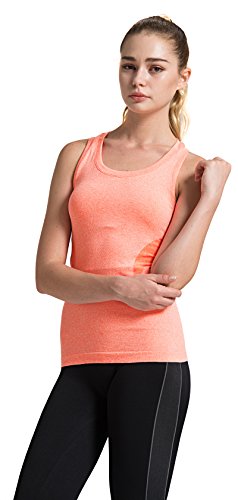 SEKERMAET Women's Fitness Workout Sport Tank Tops, Activewear Gym Yoga Seamless Camisole Dry Fit