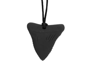 Keenso Silicone Teething Necklace Baby Chew Toy for Autistic Children, Waterproof Pendant Necklace with 5 Color Options, Suit