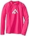 Kanu Surf girls Keri Upf 50+ Long Sleeve Rashguard rash guard shirts, Neon Pink, 14-16 US