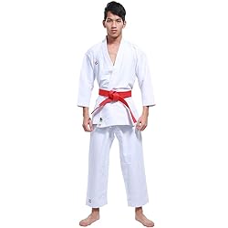 Wesing Karate Kumite Gi Unisex Karate Uniform with