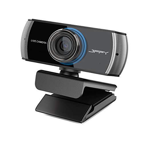 JIFFY Full HD Digital Webcam 1080P / 1536P,Streaming Cam for Video Calling and Recording, Web Camera with Micophone for PC Mac Laptop Xbox One